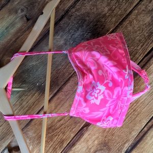 Malibu Dream Girl Hot neon pink bikini bottoms & bandeau/halter 8